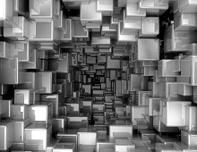 Кубическая абстракция Фотообои Decocode 41-0179-AB