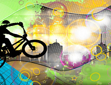 Велоспорт Фотообои  Decocode 13-0325-SG