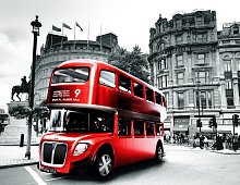 Фотообои 31-0011-RR Лондонский автобус Decocode