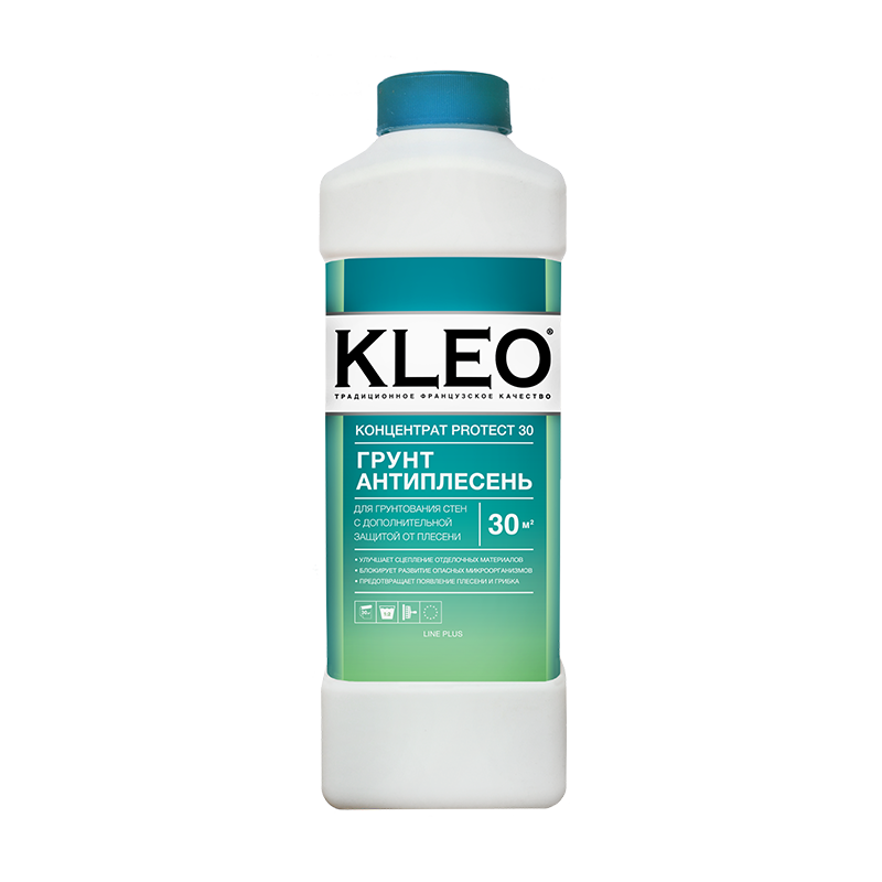 Грунтовка-антиплесень Kleo Protest 30 концентрированная 1 л Грунтовка-антиплесень Kleo Protest 30 концентрированная 1 л